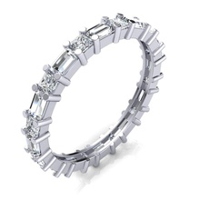enternity ring jewel gem engagement wedding jewellery printable silver gold jewelry engagem fashion sterling white diamond brilliant sapphire rings 3d print model - Mito3D
