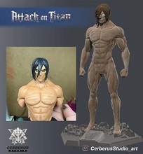 eren titan saldırı shingeki no kyojin 3d baskı heykel anatomi modelado anime jaeger oyuncak yağmurlu sanat heykeller 3d print model - Mito3D