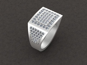 erkek yuzuk Schmuck Mann ring Kunst Mode diamond andere 3d print model - Mito3D
