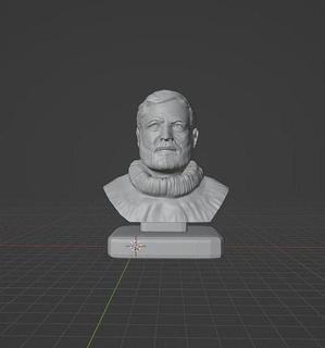 ernest Hemingway Ernest romanziere americano edgarallenpoe tselliot bukowski arte sculture 3d print model - Mito3D