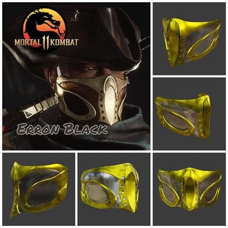 Erron siyah maske ölümlü kombat 11 sabıkalı kask zırh Kostüm oyunu kara mk11 mkx mk9 ölümüne kavga fasion moda 3d print model - Mito3D