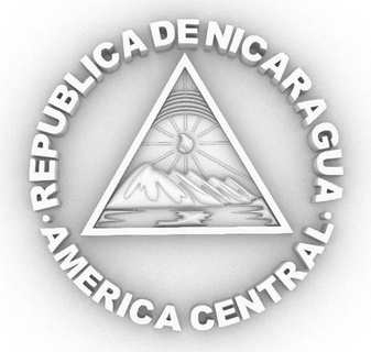 Escudo Nicaragua Schild Gold Symbol Schmuck Design druckbar Silber Ringe Lateinamerika Kunst Zeichen Logos 3d print model - Mito3D