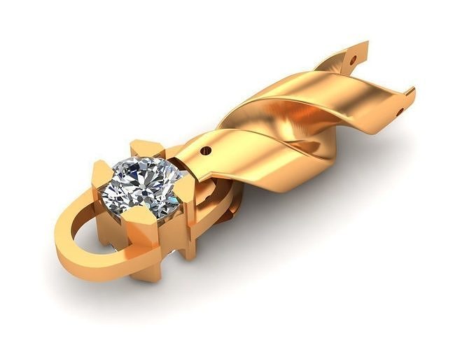 eslabon para cadena chain link esl0722001 gold silver printable jewelry diamond bracelet 3D print model - Mito3D