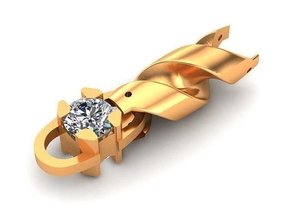 eslabon para cadena chain link esl0722001 gold silver printable jewelry diamond bracelet 3d print model - Mito3D