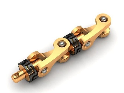 collegamento parà cadena catena esl0722005 collegamenti gioielleria oro argento stampabile collana collane 3d print model - Mito3D