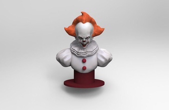 it eso clown pwnny wise dark figurine goku pokemon dbz art sculptures 3d print model - Mito3D