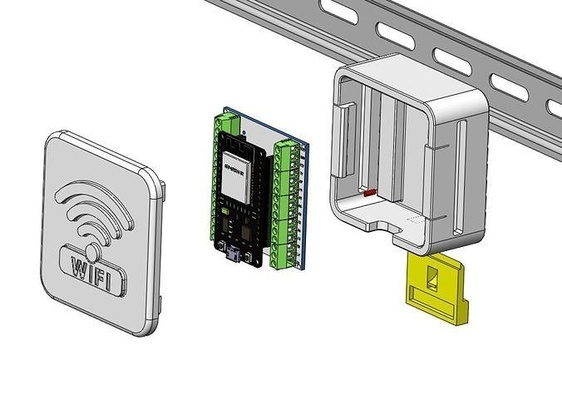 esp32case cas gaine électronique technologie équipement ordinateur science ingénierie 3d print model - Mito3D