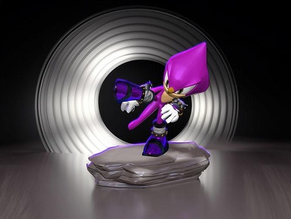 espio 3d estatueta desenho animado jogos personagem fofa corpo homem fantasia menina mamífero brinquedos 3d print model - Mito3D