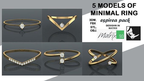soluk verme yüzükler paketlemek vol2 mücevher nişan düğün elmas yüzük gümüş takı altın angagem moda sterlin kolye güzellik küpe 3d print model - Mito3D