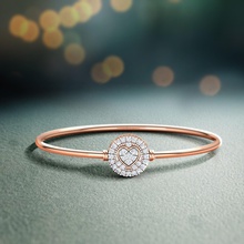 éternelle bracelet coeur bijoux boucle d'oreille pendentif or de l'anneau d'argent le diamant gem joyau imprimable bague en blanc la livre sterling anneau mode brillant engagem collier fiançailles les bracelets 3d print model - Mito3D