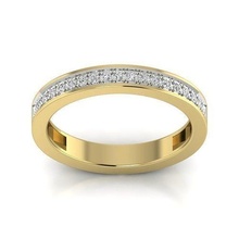 eternity band 3dm stl render 3d print model jewelry fashion ring rings 2mm stone engagement wedding diamond usa uk europe canada mexico belguim 3d print model - Mito3D