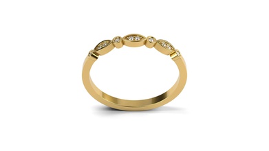 Ewigkeit-Verlobungsring ring engagement Ewigkeit Hochzeit Schmuck gold diamond Ringe 3d print model - Mito3D