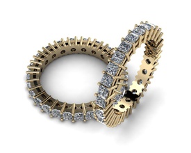 l'eternità anello gioielli 008 preziosi oro disgiunti di lusso ingranaggio la precisione macchine lucente ricchezza stampabile gioiello gemma moneta equilibrio anelli 3d print model - Mito3D