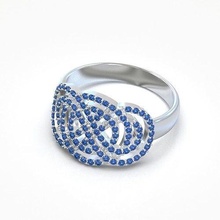éternité modèle gemme diamant bague bijoux précieux luxe brillant mode engagement mariage argent imprimable engagem or 3d print model - Mito3D