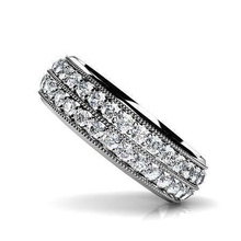 eternità squillare gioiello gemma Fidanzamento nozze gioielleria diamante argento engagement oro moda sterlina bianca brillante zaffiro bellezza anelli 3d print model - Mito3D