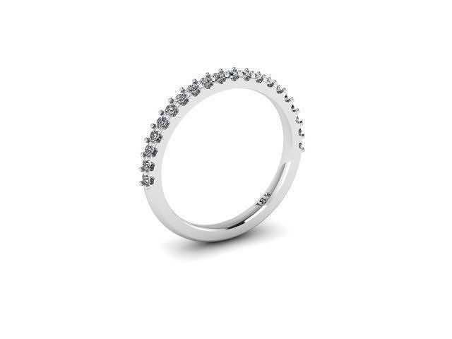 eternity ring diamond golden silver jewelry rings 3D print model - Mito3D