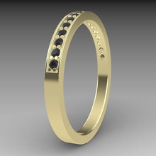 sonsuzluk yüzüğü takı yüzük pave taş elmas altın Gümüş kadın taşlar grup yuvarlak mücevher kadınlar 3d print model - Mito3D
