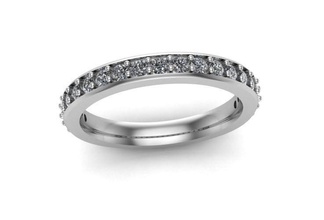 Ewigkeit ring Schmuck bedruckbar ist engagement diamond Diamant-ring gold Hochzeit cad solitaire wedder Silber Saphir Bekleidung vintag ebnen Ringe 3d print model - Mito3D