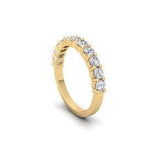 eternidade anel 3d modelo jóia gema noivado Casamento jóias diamante prata ouro joalheria engagem moda esterlina branco brilhante safira beleza argolas brincos 3d print model - Mito3D