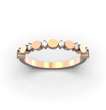 sonsuzluk yüzük elmaslar altın elmas mücevher düğün takı moda grup yüzükler 3d print model - Mito3D
