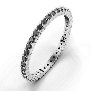 sonsuzluk yüzük yuvarlak 1 4mm takı yüzükler düğün nişan grup elmas Solitaire gümüş mücevher moda ayıklama bandı kadın 3d print model - Mito3D
