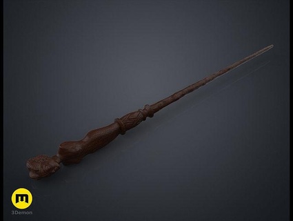 eulalie hickses wand fantasy game harry magic wizard witch movie potter witchcraft games toys 3d print model - Mito3D