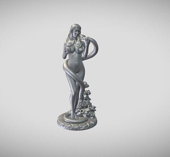 eva statua 3d modello 3dprint figurina bronzo vecchio figura scultura arte sculture 3d print model - Mito3D