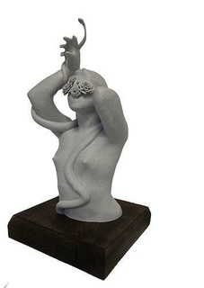 vigilia femmina torso anatomia scultura arte 3dprint supportami artista corpo statua sculture 3d print model - Mito3D