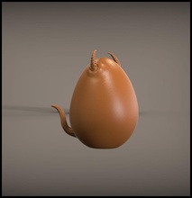 male uovo casa bird la pasqua animali altri di cristallo linea stampabile stampa arredamento 3d print model - Mito3D