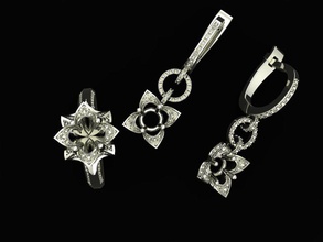 eski 41 takı mücevher yüzük nişan elmas 3d print model - Mito3D