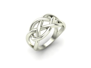ex-65 jewelry ring gold silver jewellery rings 3d print model - Mito3D