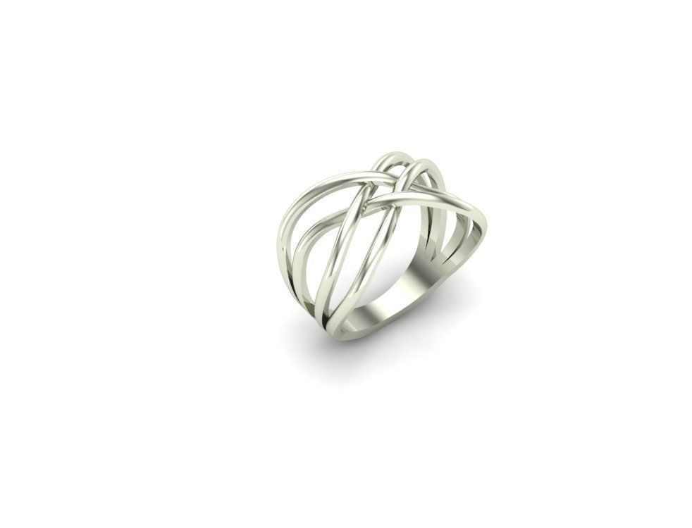 ex-68 la joyería anillo de oro plata los anillos 3D print model - Mito3D