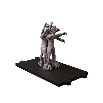 ex skating club fun game kickstarter race victory zombie boardgame tabletop roller patreon news tribes crosslances zombiecide tussle newletter games toys board 3d print model - Mito3D