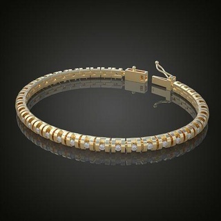 exclusif bracelet modèle 3d imprimable 0019 platine bijoux or argent bijou pendentif Collier luxe anneaux bague boucle d'oreille boucles d'oreilles mariage diamant pendentifs Chaînes bracelets 3d print model - Mito3D