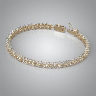 esclusivo braccialetto modello 3d stampabile 0020 gioielleria oro argento gioiello pendente collana squillare orecchino orecchini nozze diamante ciondoli lusso anelli platino Catene braccialetti 3d print model - Mito3D