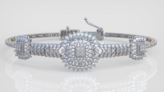 exclusif bracelet modèle 3d imprimable 0030 15 bijoux bijou pendentif pendentifs luxe anneaux bague boucle d'oreille boucles d'oreilles Collier mariage diamant platine argent Chaînes bracelets 3d print model - Mito3D
