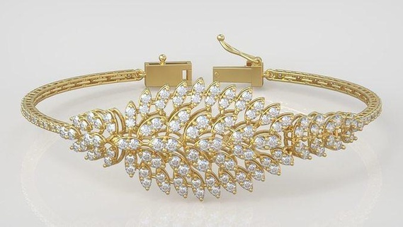 esclusivo braccialetto modello 3d stampabile 0038 15 gioielleria gioiello pendente ciondoli lusso anelli squillare orecchino orecchini collana nozze diamante platino argento Catene braccialetti 3d print model - Mito3D