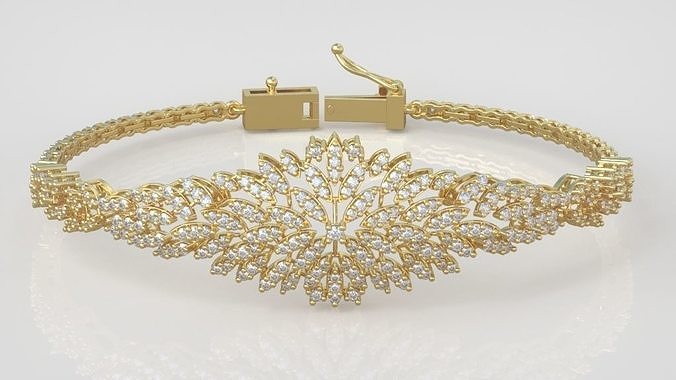 exclusivo pulseira modelo 3d imprimível 0047 jóias joalheria jóia pingente pingentes luxo argolas anel brinco brincos colar Casamento diamante ouro platina correntes pulseiras 3D print model - Mito3D