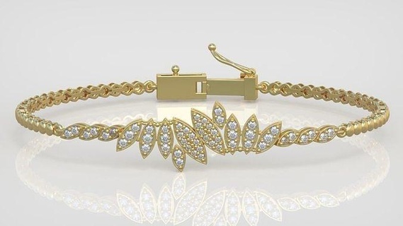 exclusivo pulseira modelo 3d imprimível 0072 12 jóias joalheria jóia pingente pingentes luxo argolas anel brinco brincos colar Casamento diamante ouro platina correntes pulseiras 3d print model - Mito3D