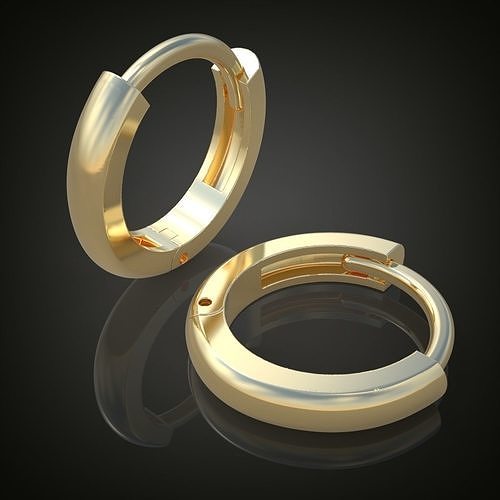 exclusive earrings model 3d printable 0109 platinum jewelry gold silver jewellery jewel diamond pendant pendants luxury rings ring earring bracelet necklace wedding chains bangles 3D print model - Mito3D