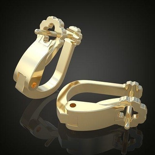 exclusivo brincos modelo 3d imprimível 0120 platina joalheria ouro prata jóias jóia diamante pingente pingentes luxo argolas anel brinco pulseira colar Casamento correntes pulseiras 3d print model - Mito3D