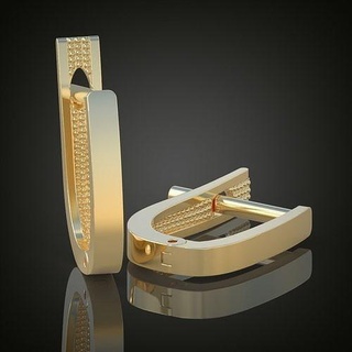 esclusivo orecchini modello 3d stampabile 0147 11 orecchino platino gioielleria oro argento gioiello diamante pendente ciondoli lusso anelli squillare braccialetto collana nozze Catene braccialetti 3d print model - Mito3D