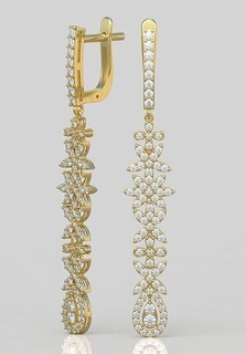 exklusiv Ohrringe Modell 3d druckbar 0179 13 Schmuck Juwel Anhänger Luxus Ringe Ring Ohrring Armband Halskette Hochzeit Diamant Gold Silber Ketten Armreifen 3d print model - Mito3D