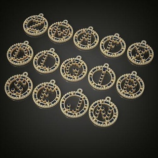 exclusive pendant 3d 0062 printable model9 platinum jewelry gold silver jewellery jewel pendants diamond jewelery luxury rings ring earring earrings bracelet necklace wedding chains bangles 3d print model - Mito3D
