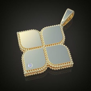 exklusiv Anhänger 3d 0118 druckbar Modell Platin Schmuck Gold Silber Juwel Halskette Diamant Luxus Ringe Ring Ohrring Armband Hochzeit Ohrringe Ketten Armreifen 3d print model - Mito3D