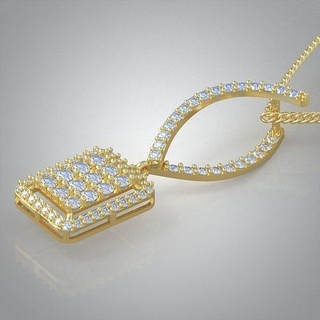 özel kolye model 3d 0162 yazdırılabilir 8 mücevher takı lüks yüzükler yüzük küpe bilezik düğün elmas altın platin gümüş zincirler bilezikler 3d print model - Mito3D