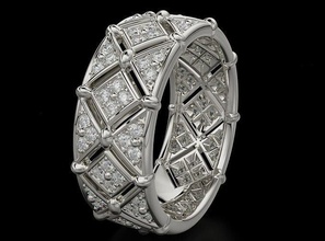 özel yüzük elmaslar 678 3dprinted tasarım moda altın mücevher takı Yazdır yazdırılabilir baskı prototip oluşturma yüzükler gümüş 3d print model - Mito3D