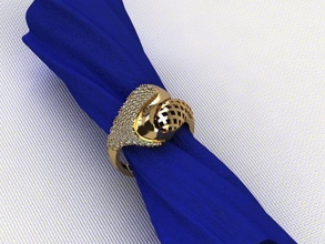 exclusivo anel 3d imprimível prata ouro joalheria mulher moda diamante argolas 3d print model - Mito3D