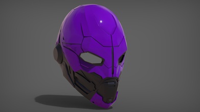 exo - 1 helmet destiny mask robot armor cosplay protection airsoft desteny desteny2 milsim props modelfor3dprint sci fi clovisbray games toys cyberpunk 3d print model - Mito3D