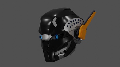 exo gesichter schicksal 3d helm futuristisch roboter rüstung stahl spiel exogesichter weibliches destiny2 mechanisch schutz ritter spiele spielzeuge 3d print model - Mito3D